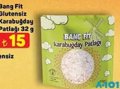 BANG FİT GLUTENSİZ KARABUĞDAY PATLAĞI 32 G fiyat ve kampanya bilgisi